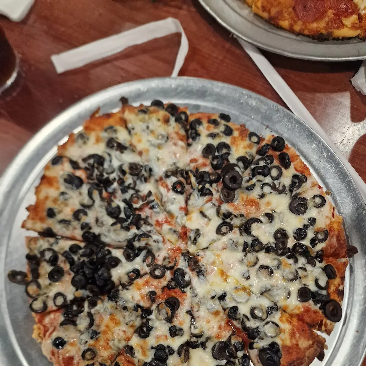Pizza Mozzarella Cheese and Black Olives
