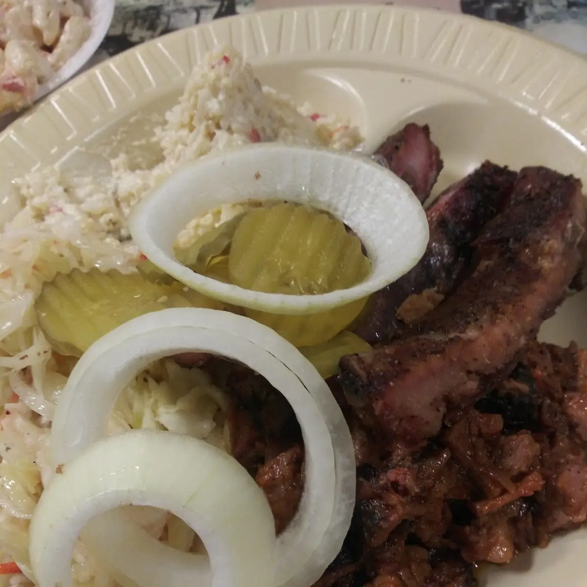 Chopped Beef and Rib Plate