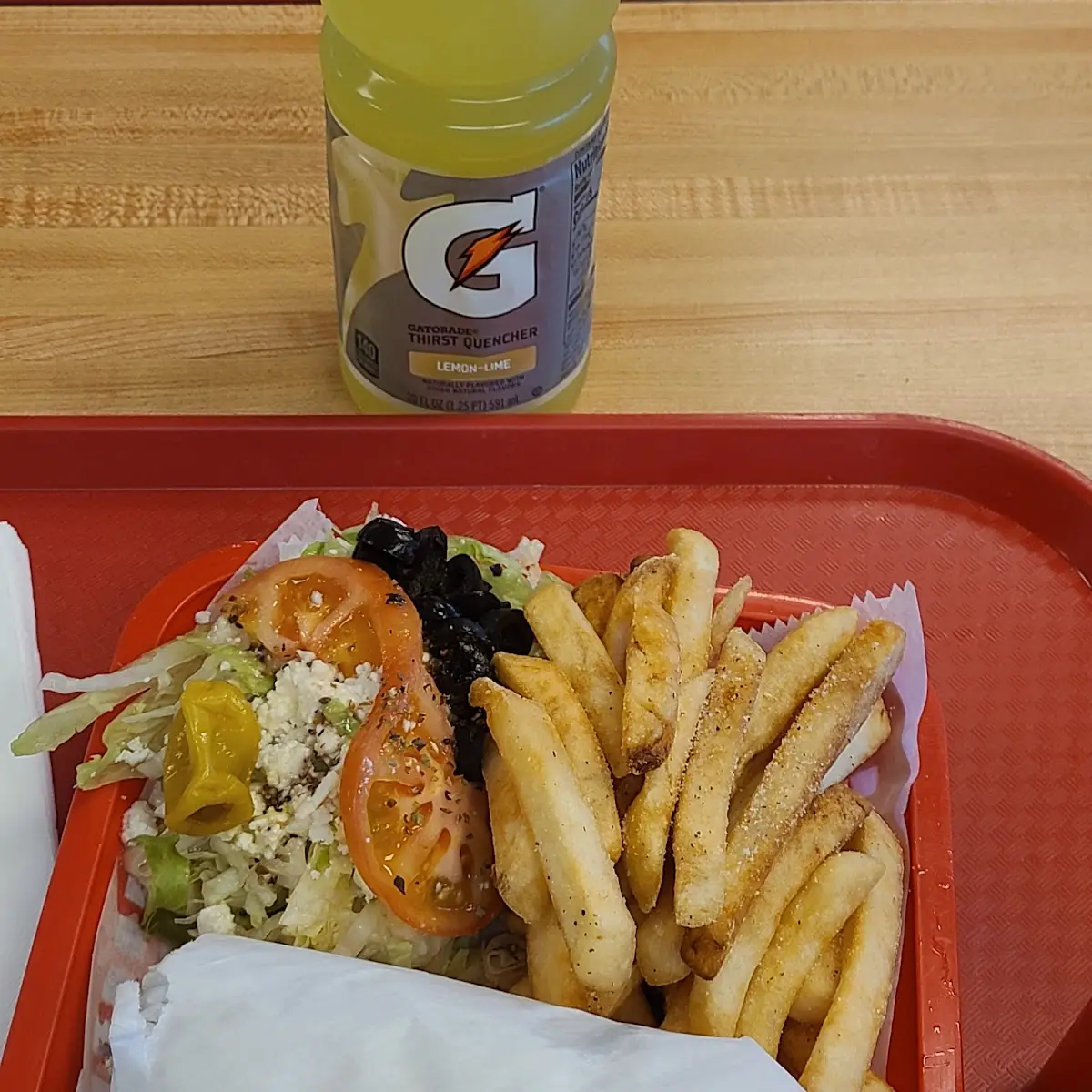 Steak & Cheese Sub w Fries