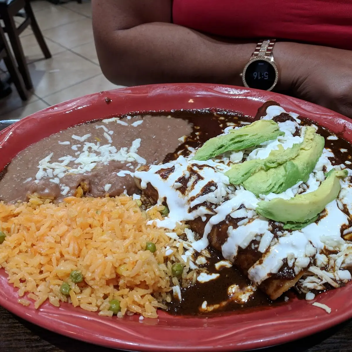 Mole Enchiladas