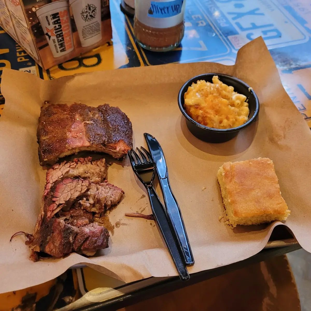 Brisket and Baby Back Ribs