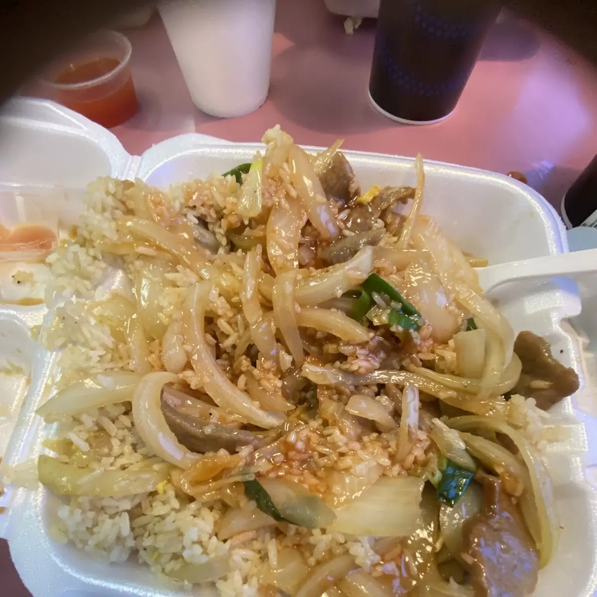Mongolian Beef Fried Rice Sweet Sour Sauce