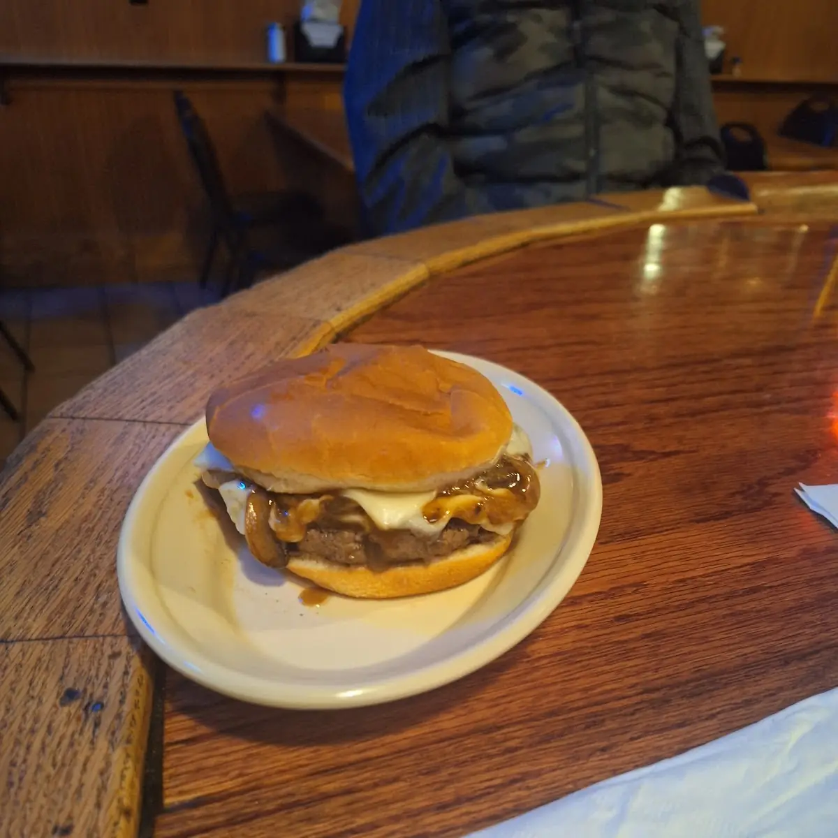 Swiss Mushroom Burger