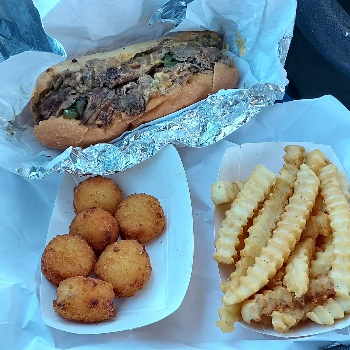 Cheese Rounds N Fries