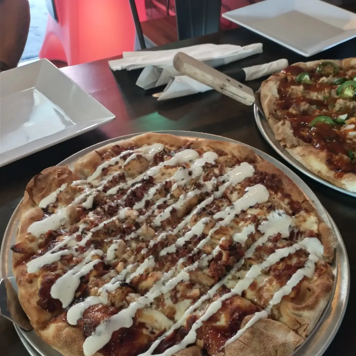 BBQ Chicken Bacon Ranch Pizza