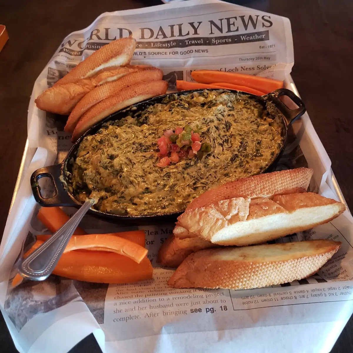 Homemade Spinach and Artichoke Dip