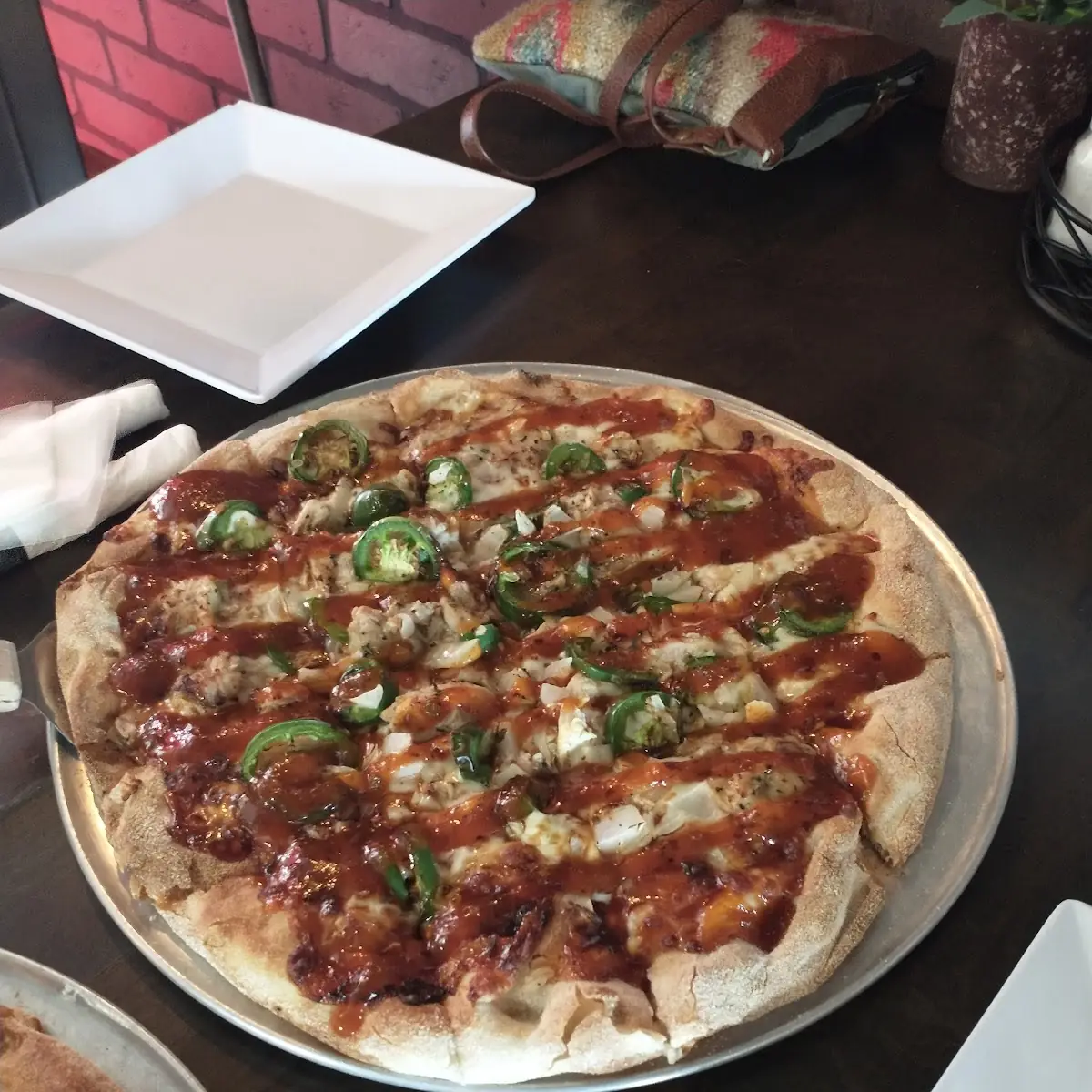 Lace's Sweet and Spicy Chicken Pizza