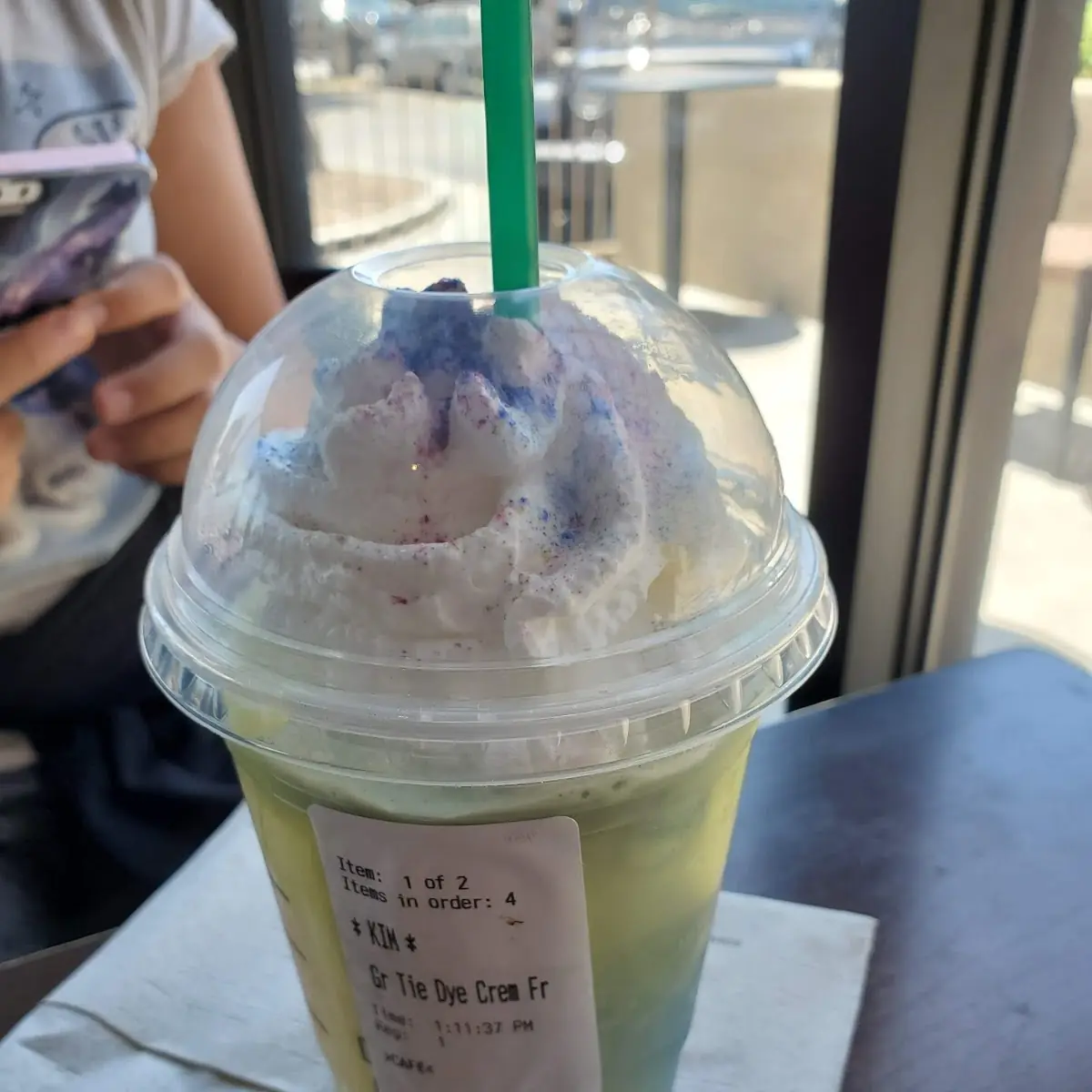 Tie Dye Frappuccino