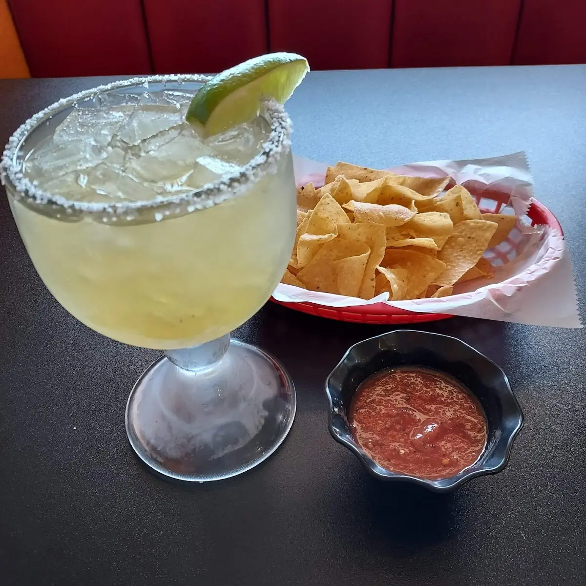 Chips Salsa and House Margarita