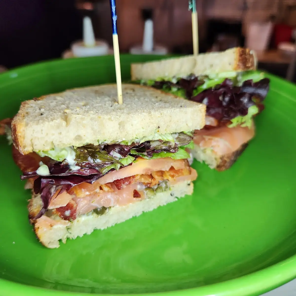 Smoked Salmon blt Sandwich