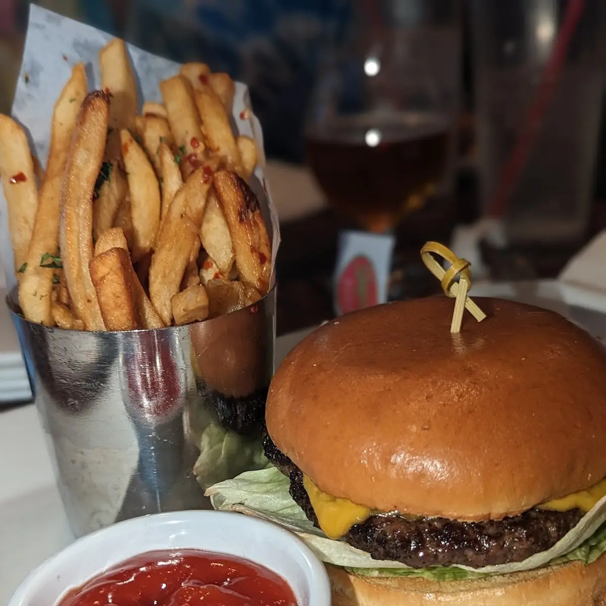 Skipbo Burger and Fries