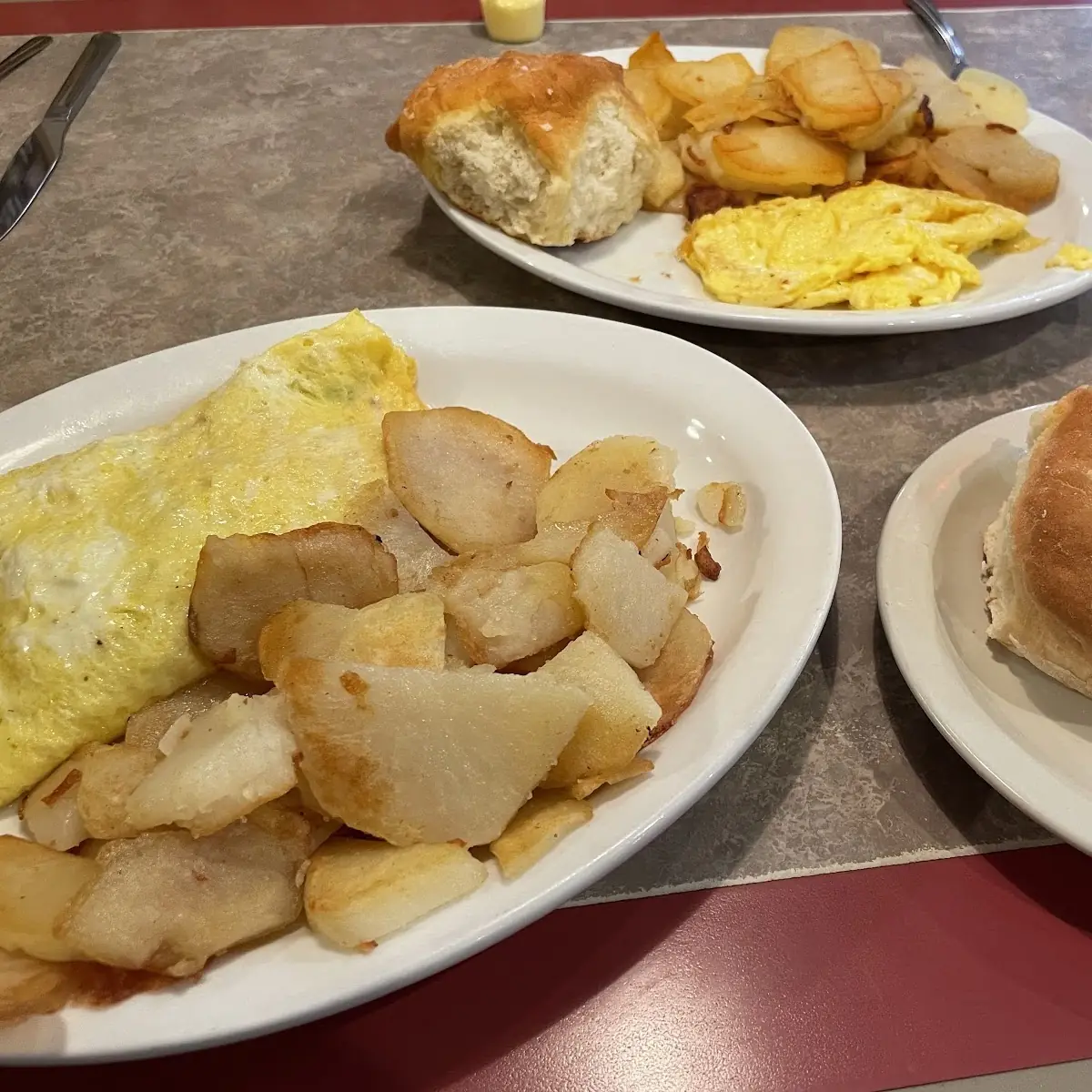 Western Omelette with American Fries