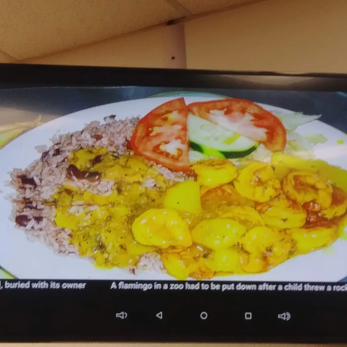 Curry Chicken Rice and Peas
