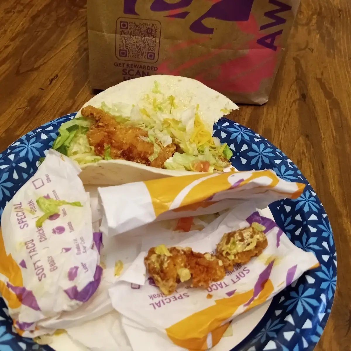 Spicy Crispy Chicken Tacos