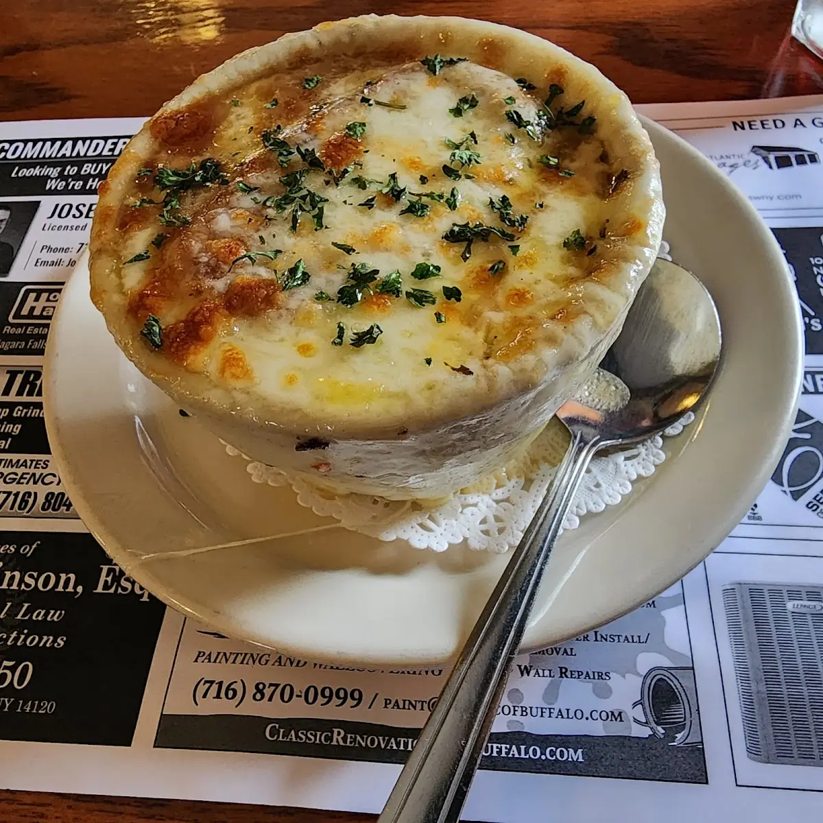 French Onion Au Gratin