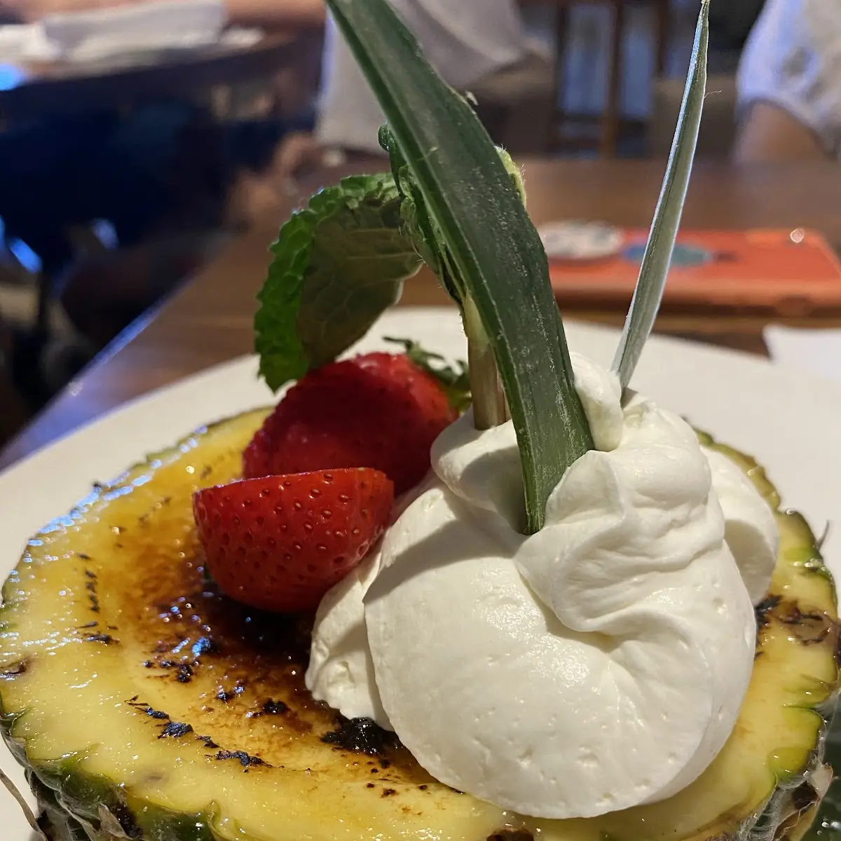 Pineapple Cream Brulee