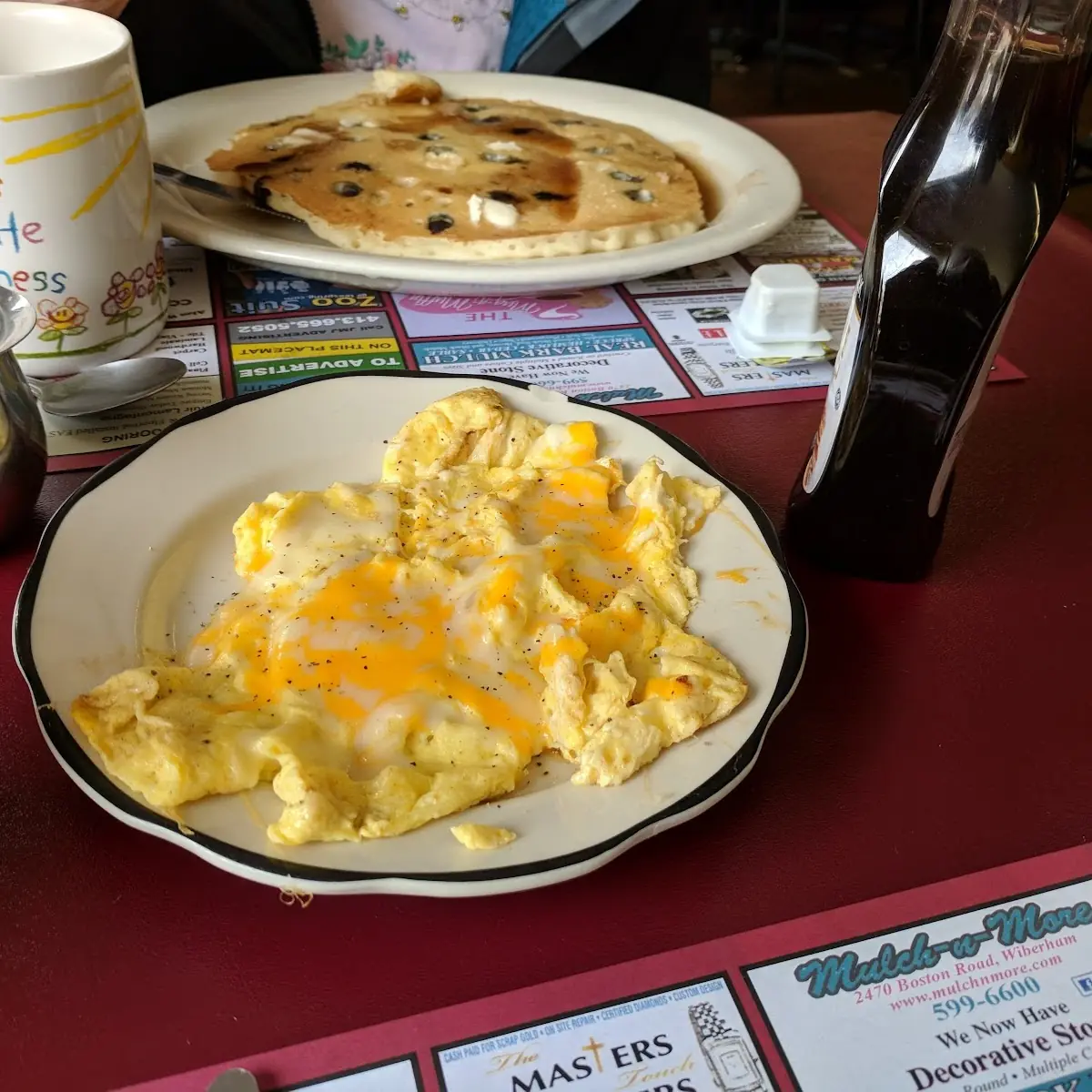 Two Scrambled w Cheddar
