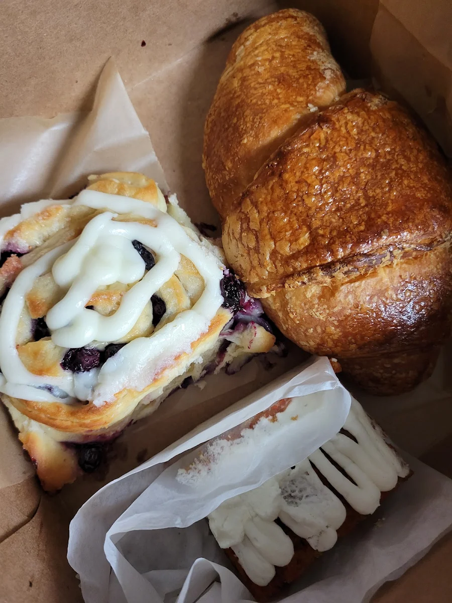 Mixed Berry Danish Plain Croissant Carrot Cake