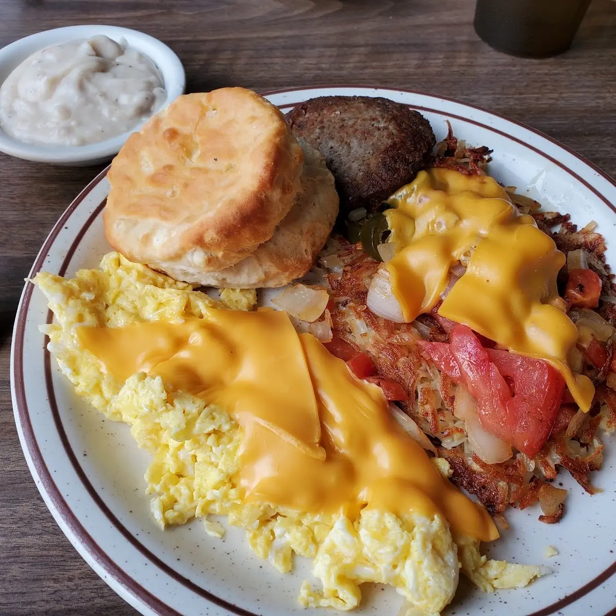 Scrambled Eggs and Home Fries