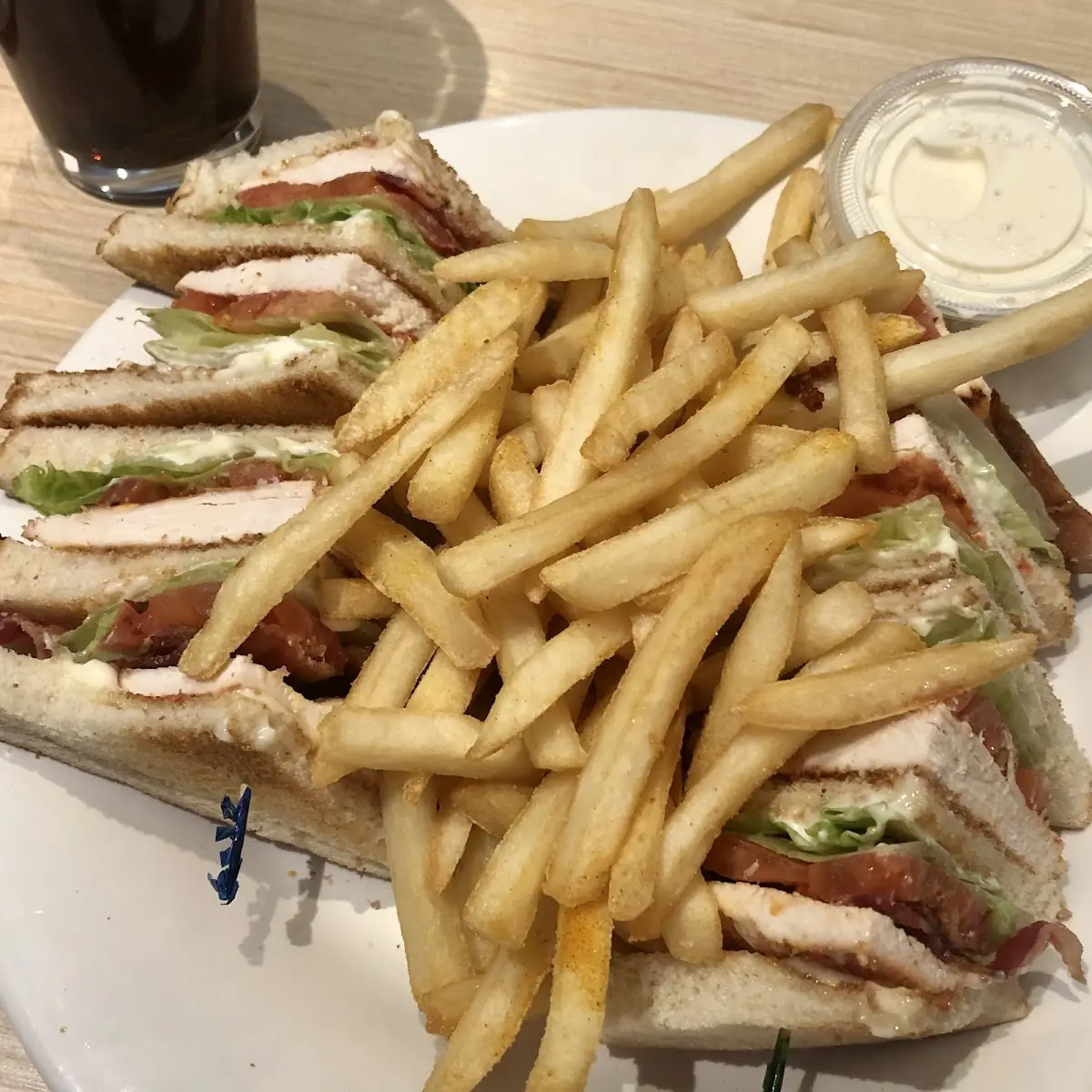 Chicken Breast Club Sandwich