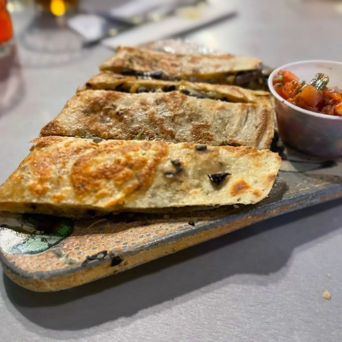 Black Bean Quesadilla