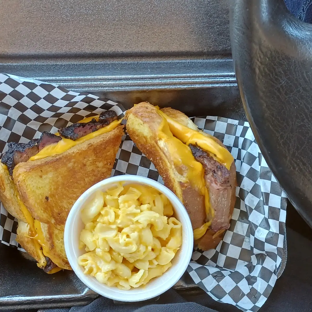 Beef Brisket Grilled Cheese Sandwich