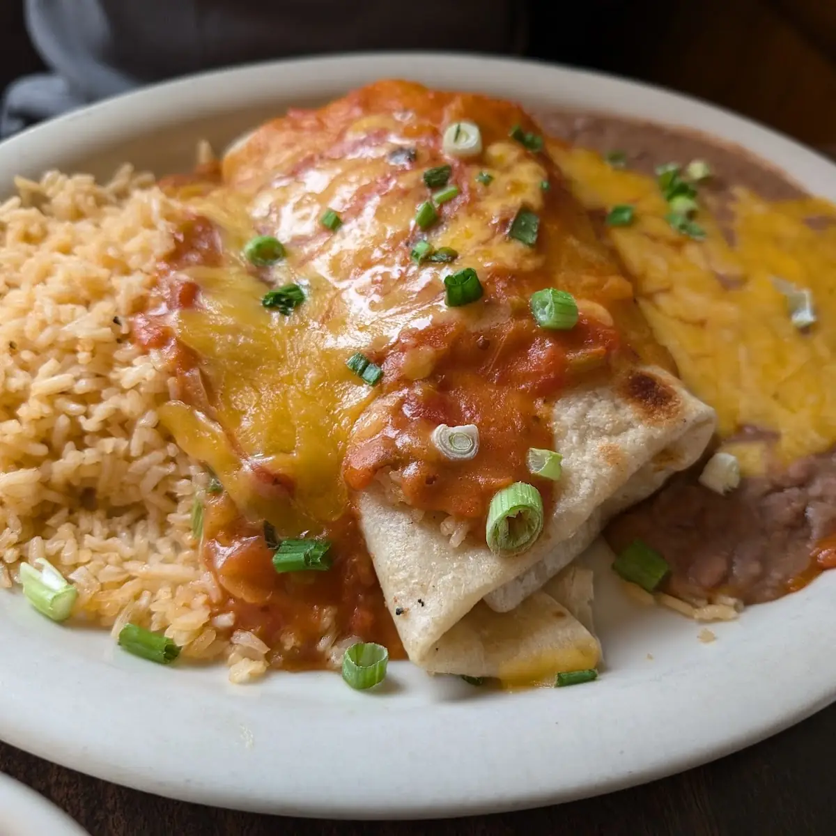 Toms Enchilada Plate