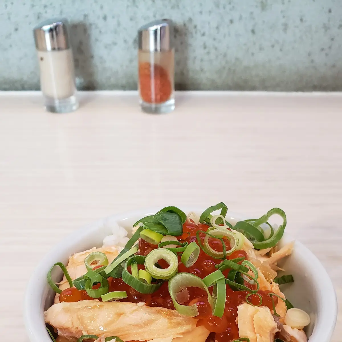Salmon and Ikura Rice Bowl