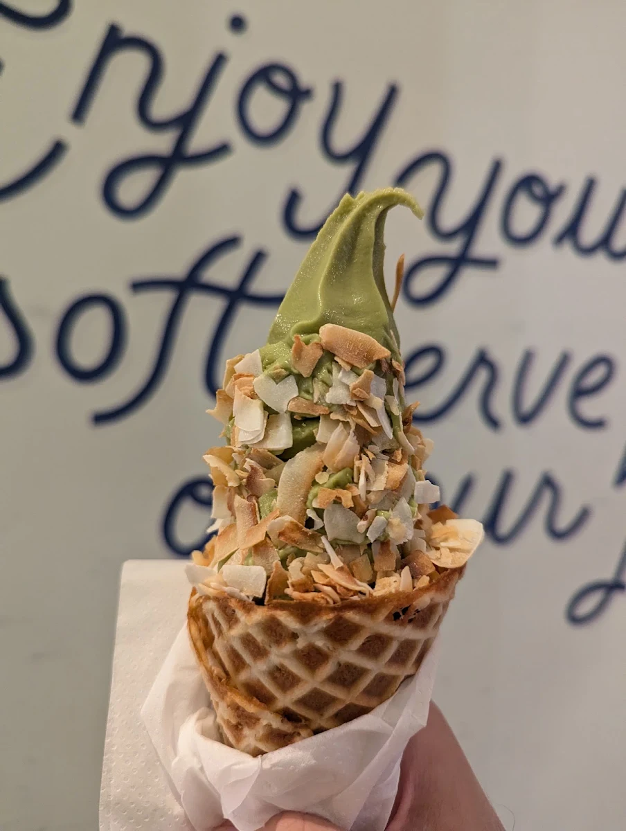 Matcha with Toasted Coconut