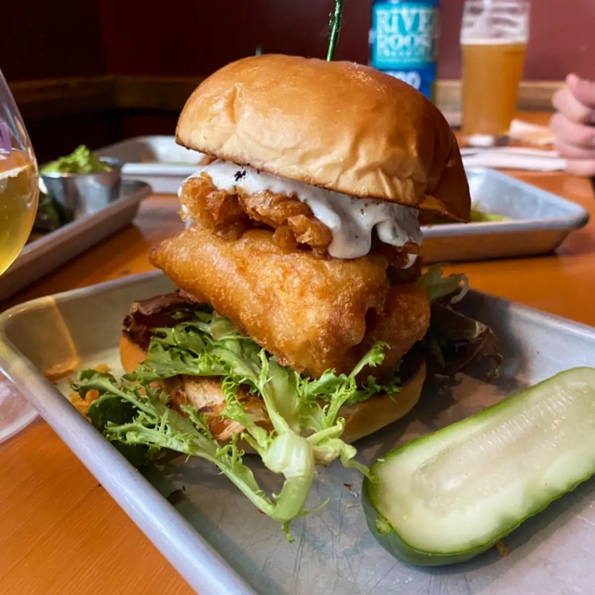 Fish Sandwich Beer Battered
