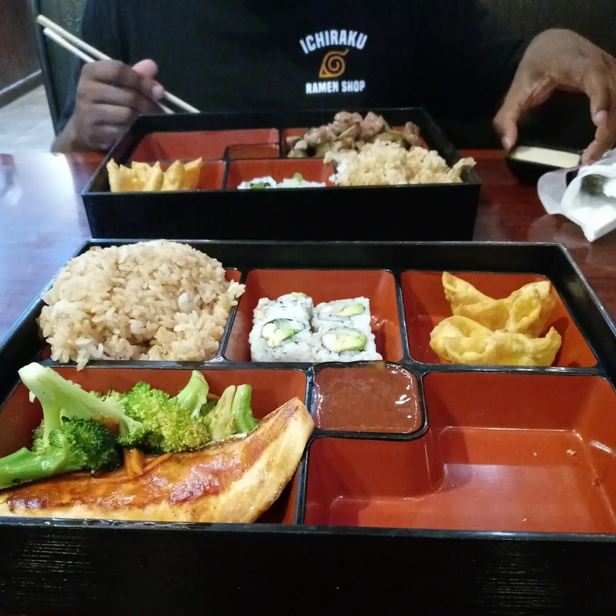 Salmon Teriyaki Bento Box