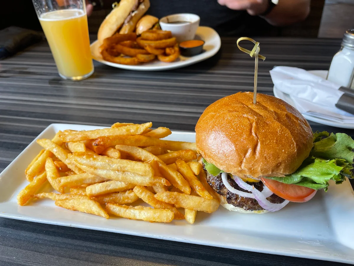 Cheese Burger with Fries