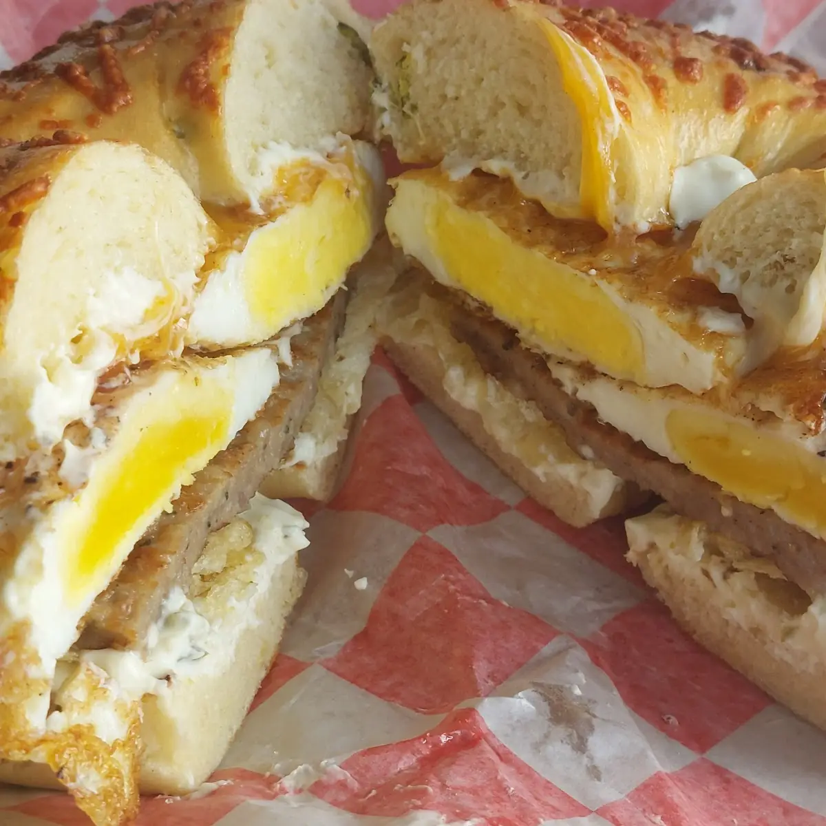 Sausage Egg and Cheese Crunch
