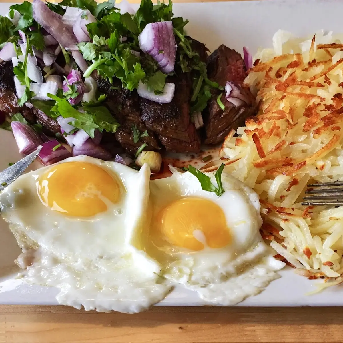 Chile Lime Steak & Eggs