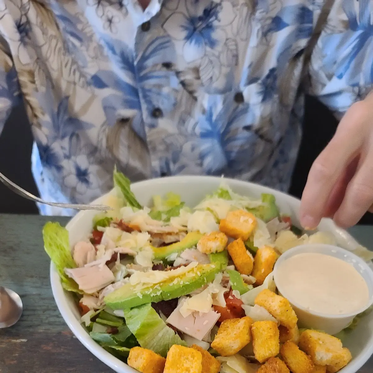 Turkey Bacon Avocado Salad