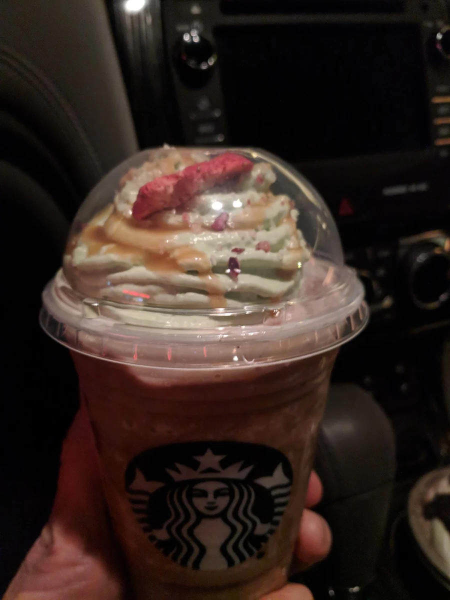 Christmas Tree Frappuccino