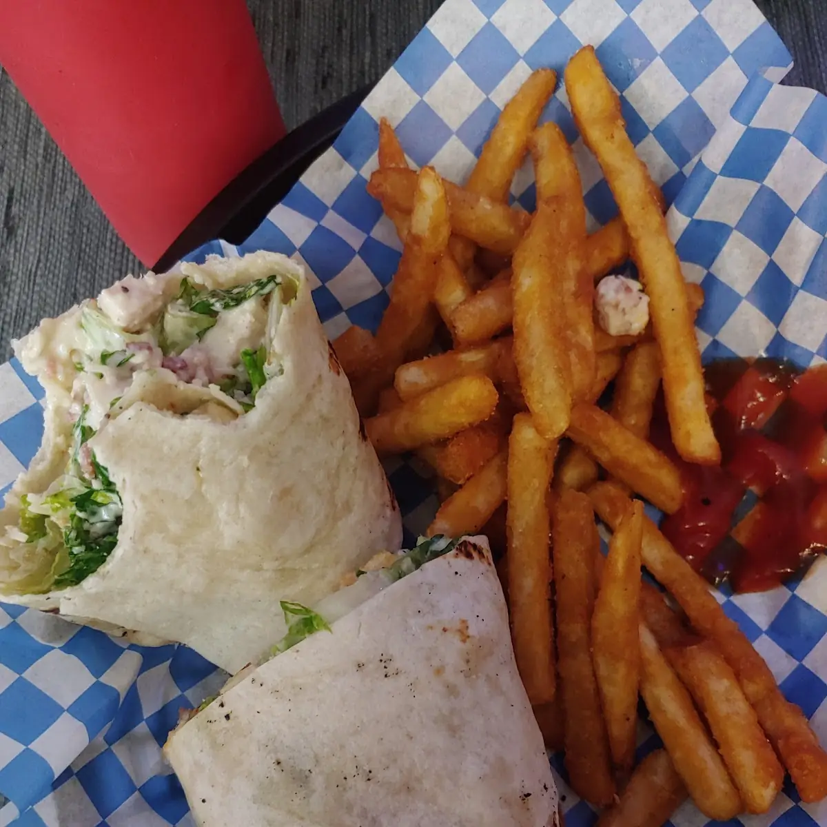 Cesar Chicken Wrap