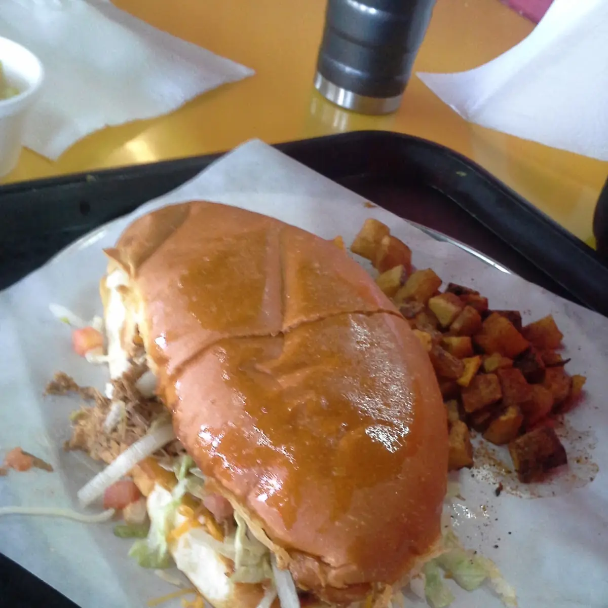 Chopped Brisket Sandwich