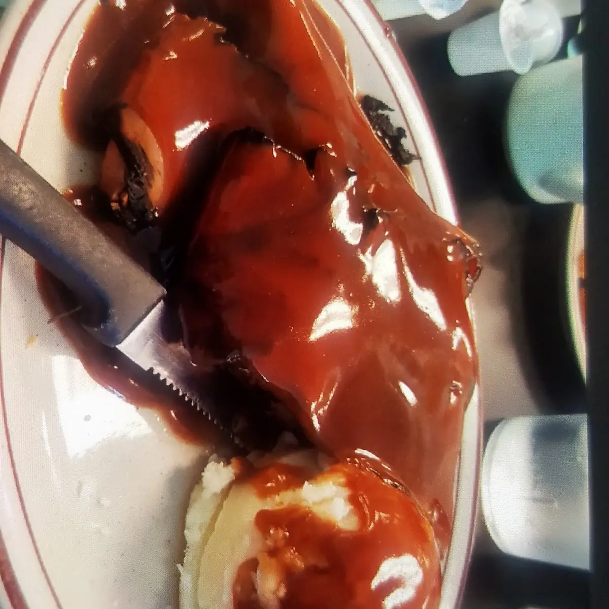 Open Faced Roast Beef Sandwich