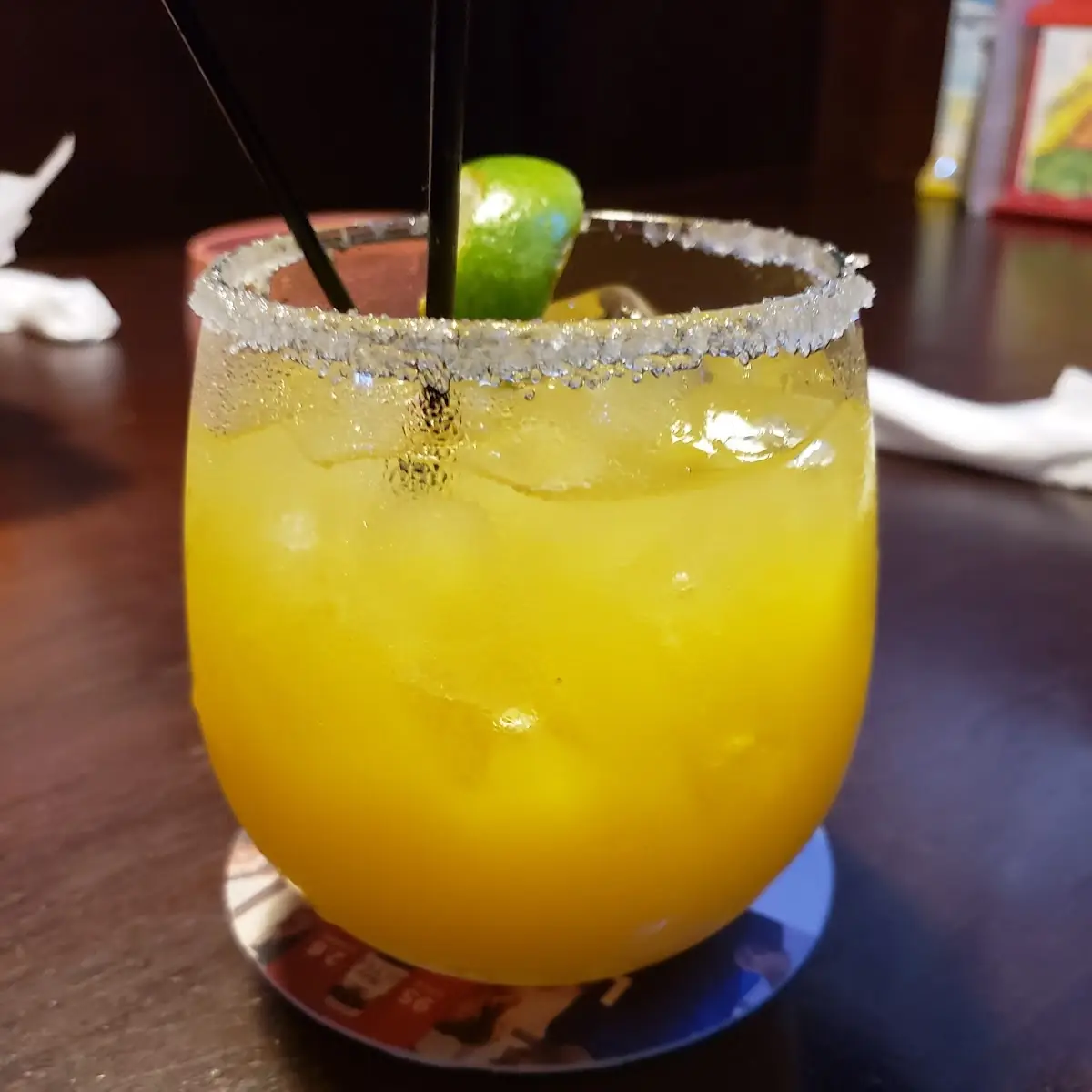 Mango Margarita with Sugar on the Rim