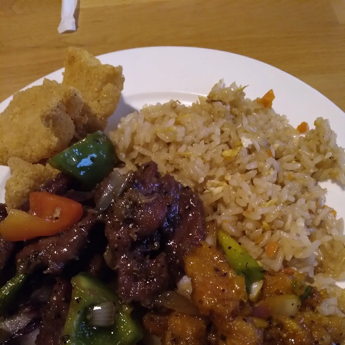 Pepper Steak Rice Fish Black Pepper Steak