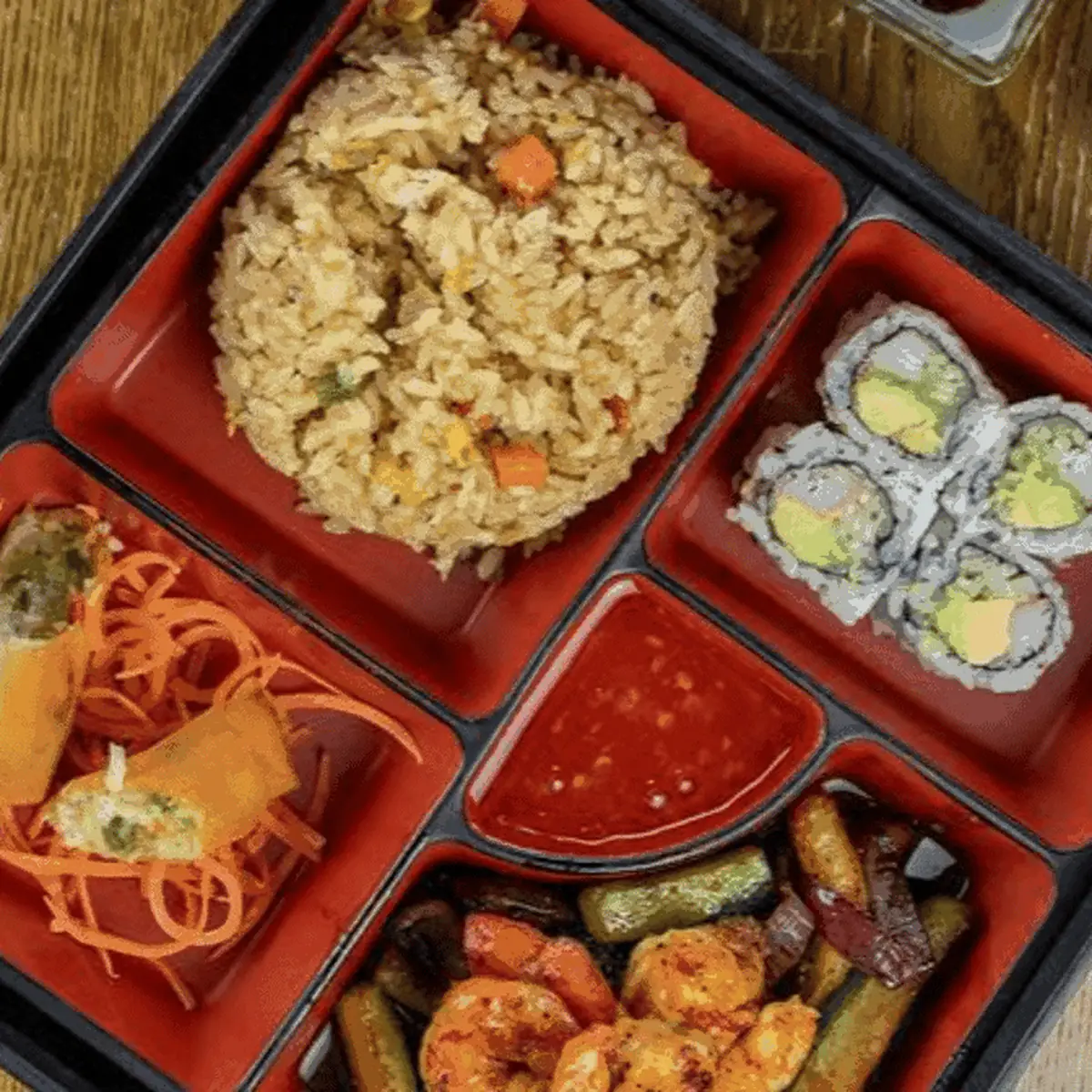 Shrimp Teriyaki Bento Box