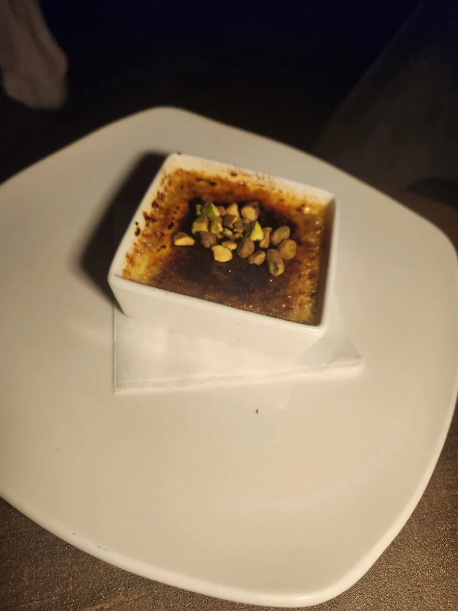 Pistachio Creme Brulee