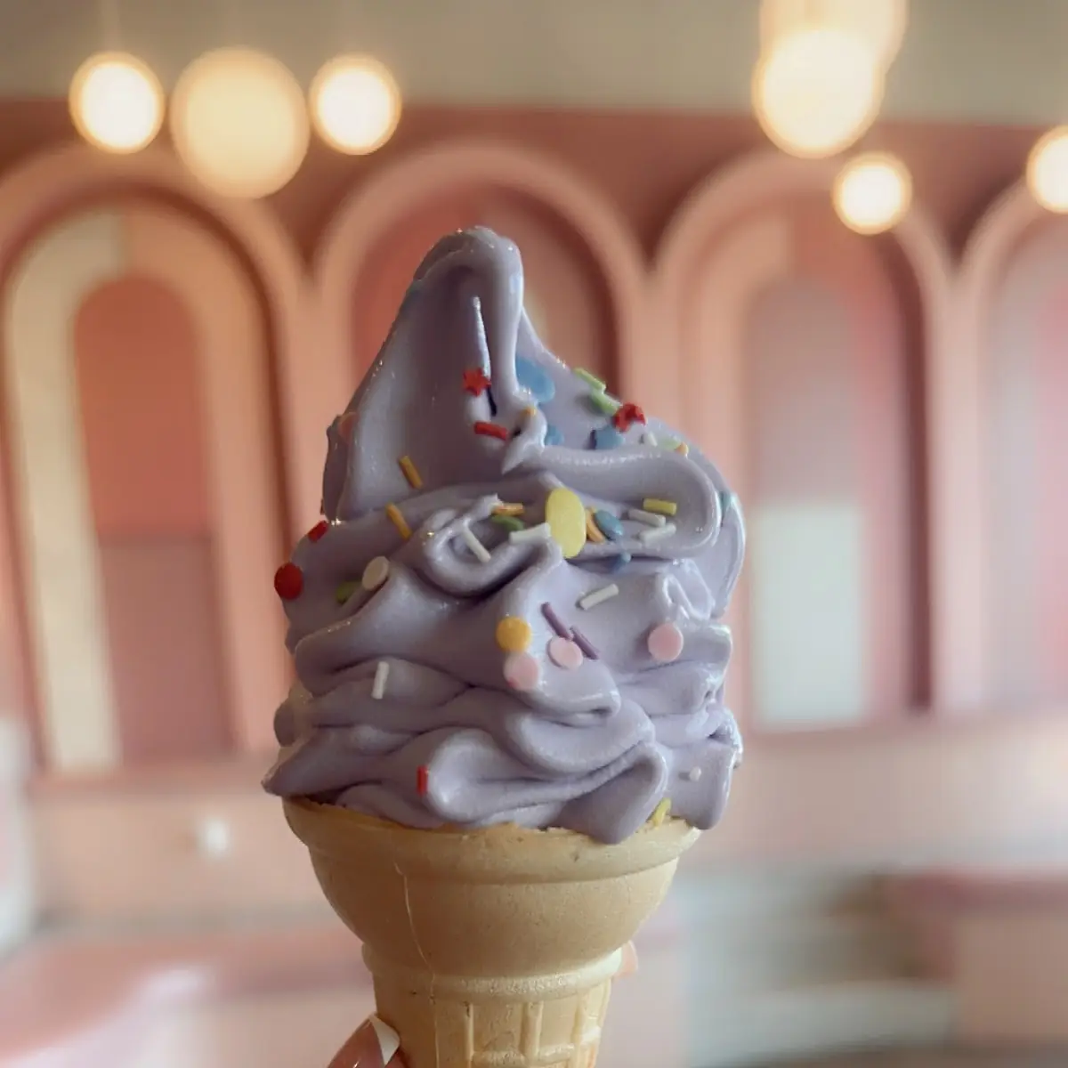 Purple Taro Soft Serve
