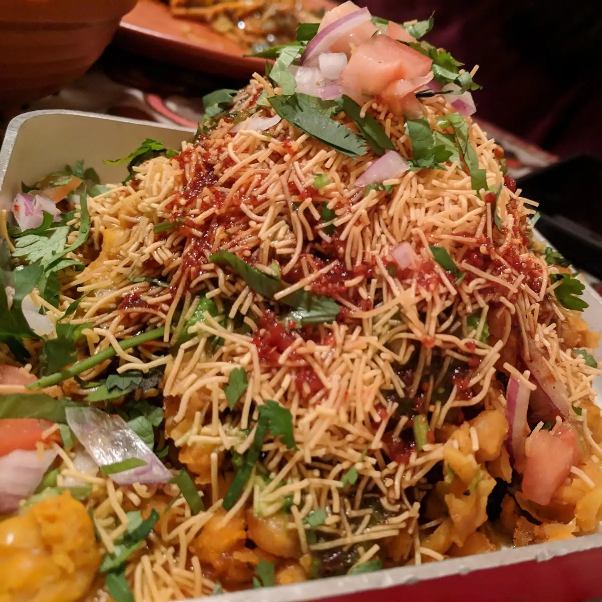Aloo Tikki Chaat