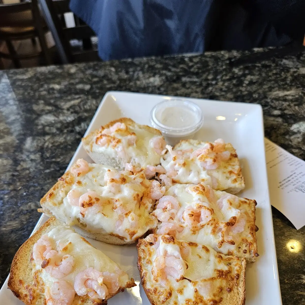 Garlic Bread with Shrimp