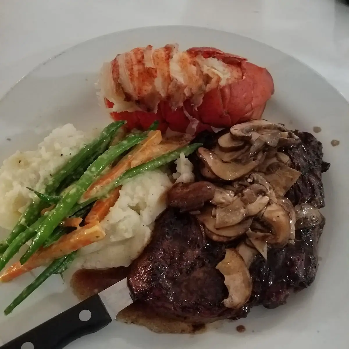 Lobster and Filet Mignon