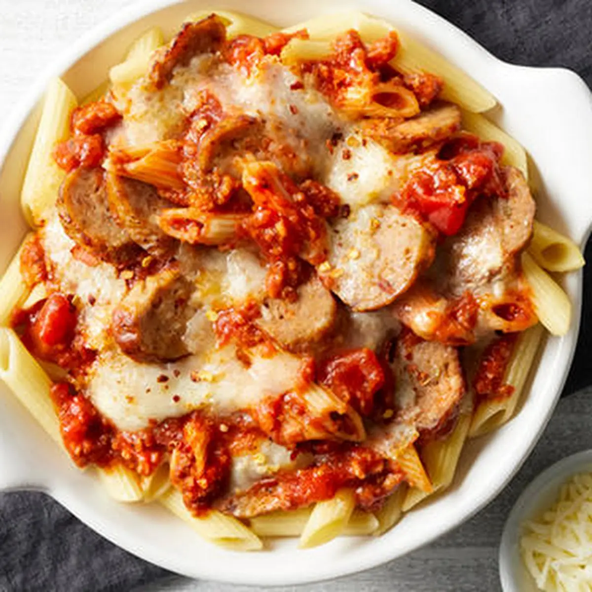 Penne Romano with Italian Sausage