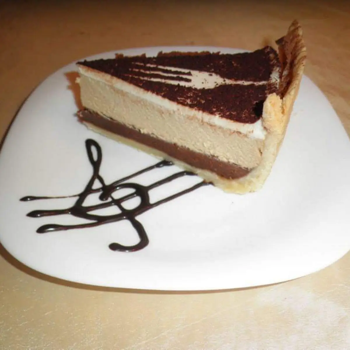 Coffee Cheesecake Slice