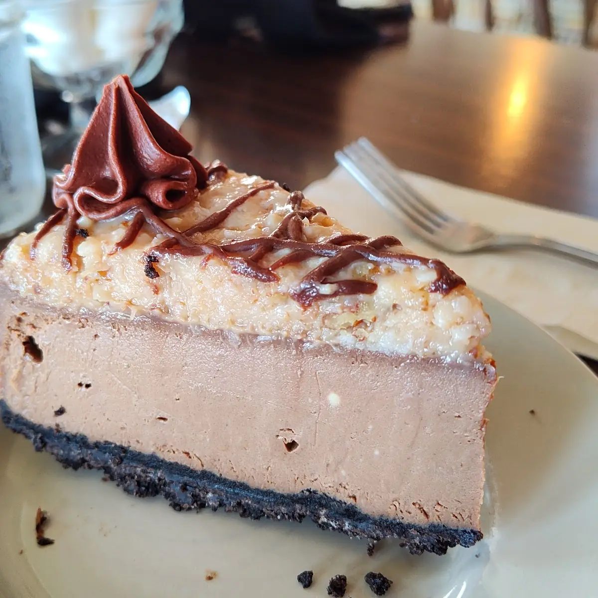 German Chocolate Cheesecake